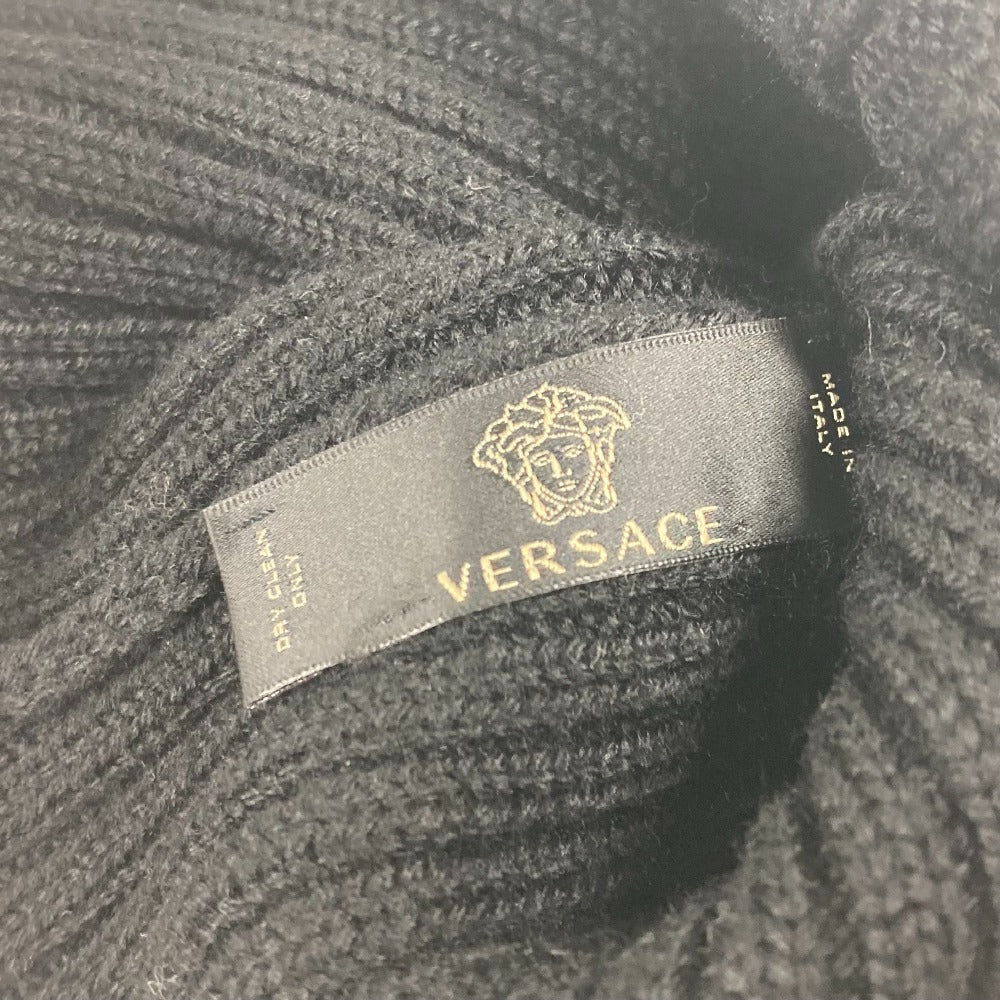 VERSACE メデューサ ビーニー 帽子 ニット帽 ニットキャップ ニット帽 コットン レディース