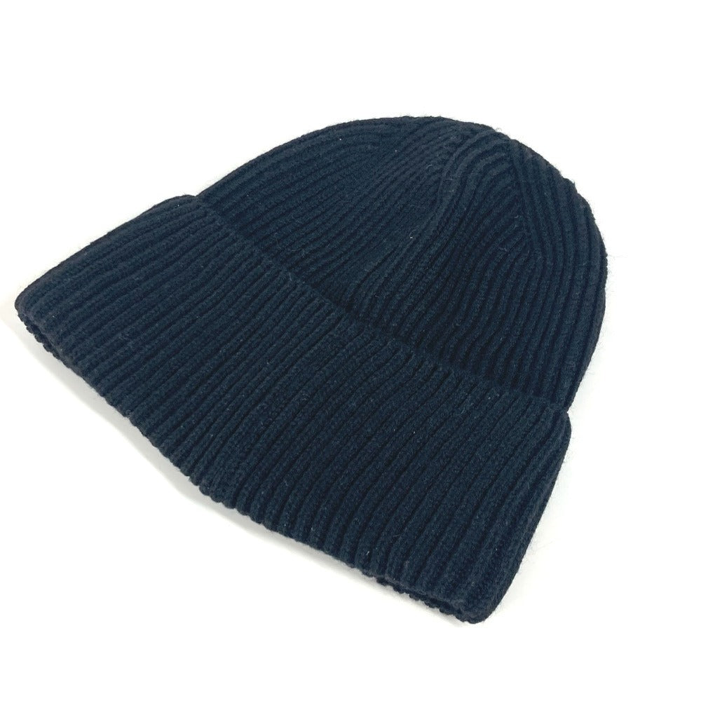 VERSACE ロゴ レインボー ビーニー 帽子 ニット帽 ニットキャップ ニット帽 ウール レディース ブラック - brandshop-reference