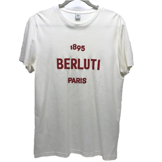 Berluti ロゴ 日本限定 トップス アパレル バイカラー 半袖 Tシャツ 半袖Ｔシャツ コットン レディース ホワイト