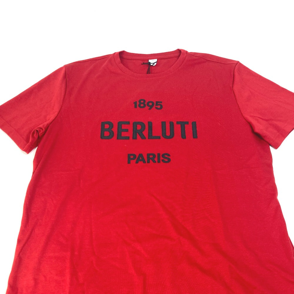Berluti ロゴ アパレル トップス 半袖Ｔシャツ コットン メンズ レッド