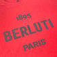 Berluti ロゴ アパレル トップス 半袖Ｔシャツ コットン メンズ レッド