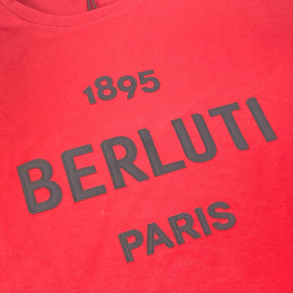 Berluti ロゴ アパレル トップス 半袖Ｔシャツ コットン メンズ レッド