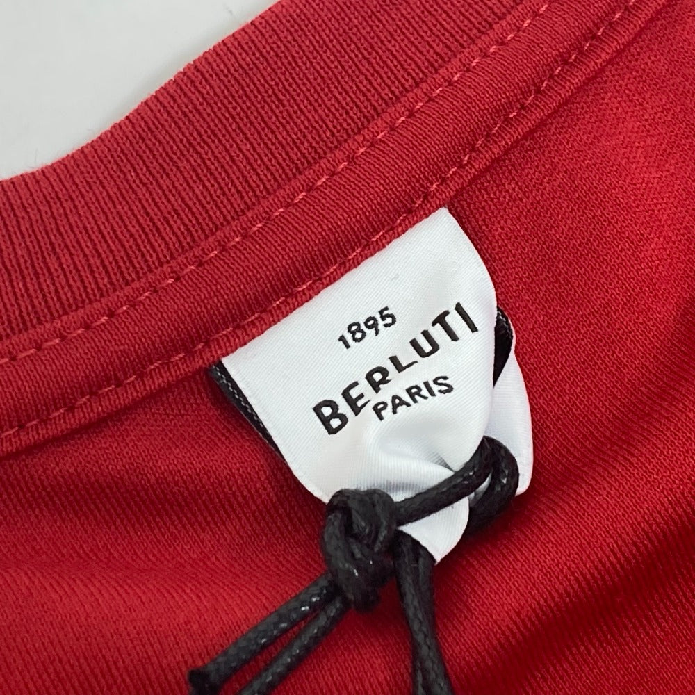 Berluti ロゴ アパレル トップス 半袖Ｔシャツ コットン メンズ レッド
