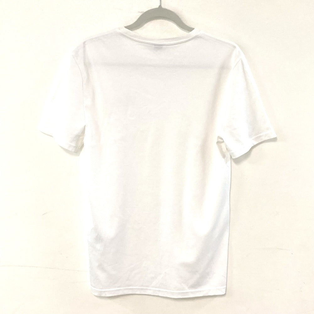 Berluti レザータブ Tシャツ ロゴ アパレル トップス 半袖 Tシャツ 半袖Ｔシャツ コットン メンズ ホワイト