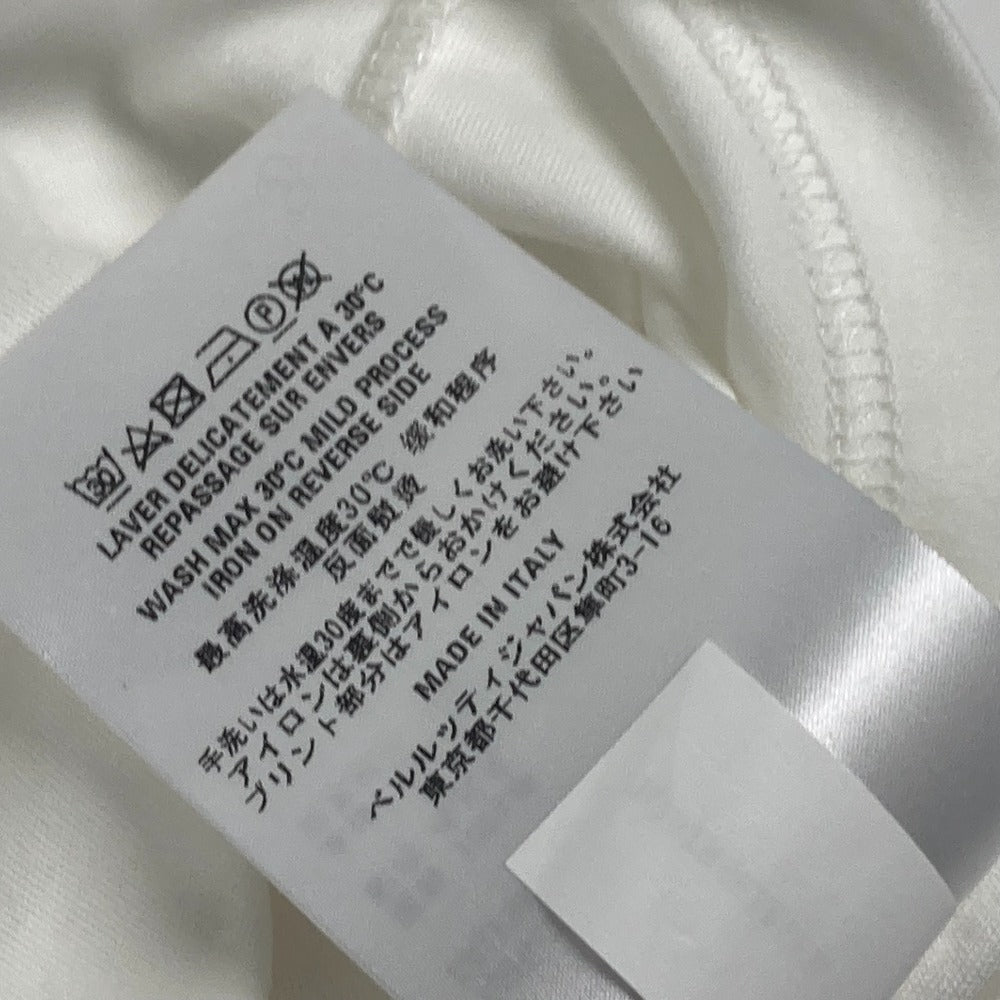 Berluti レザータブ Tシャツ ロゴ アパレル トップス 半袖 Tシャツ 半袖Ｔシャツ コットン メンズ ホワイト
