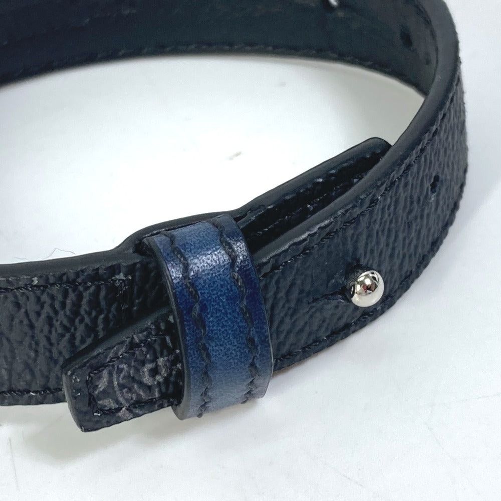 Berluti ノベルティ 非売品 銀座店オープン記念 アクセサリー バングル ブレスレット レザー メンズ ブラック