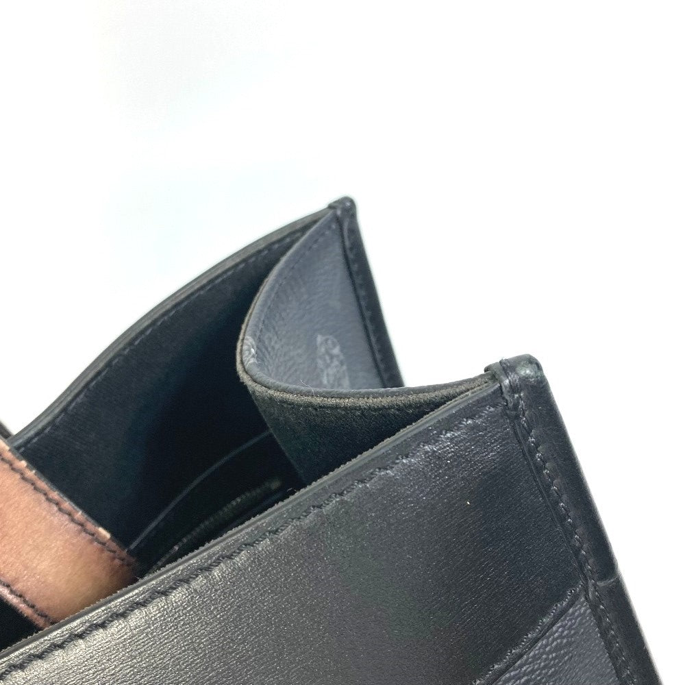 Berluti ウリス スモール カバン 2WAY ショルダーバッグ トートバッグ キャンバス/レザー メンズ ブラック