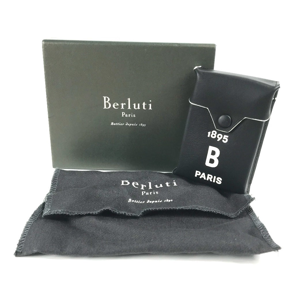 Berluti NEWロゴ タバコケース ポーチ バイカラー シガレットケース レザー メンズ