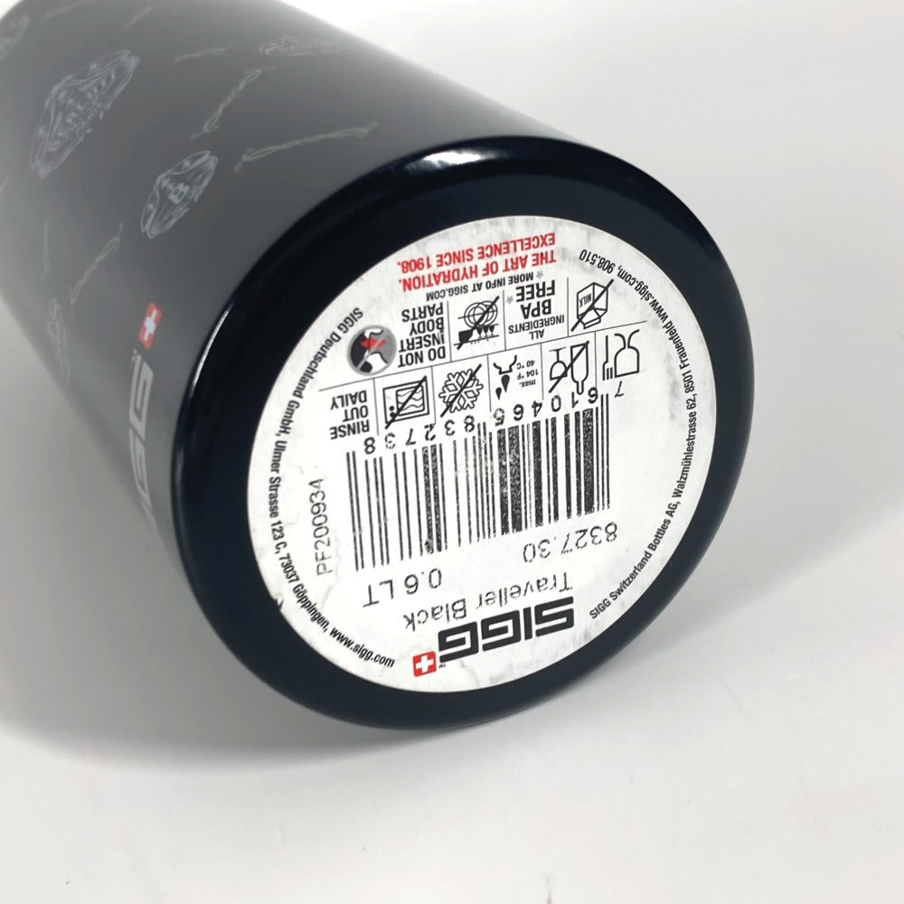 Berluti ロゴ 水筒 ウォーターボトル タンブラー SS ユニセックス ブラック - brandshop-reference