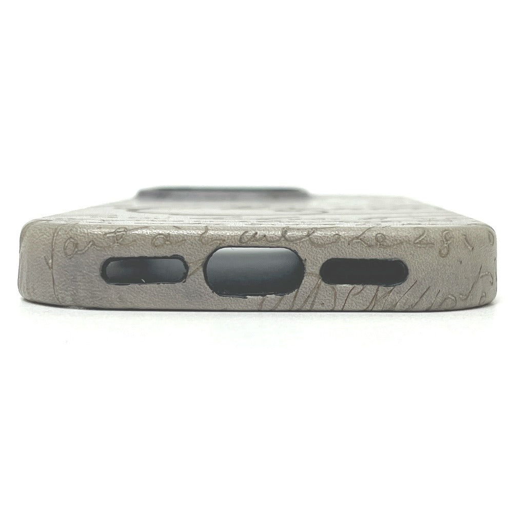 Berluti Berluti iPhone 16 Pro Phone Case Smartphone cover, phone case, mobile case iPhone case Leather gray Used