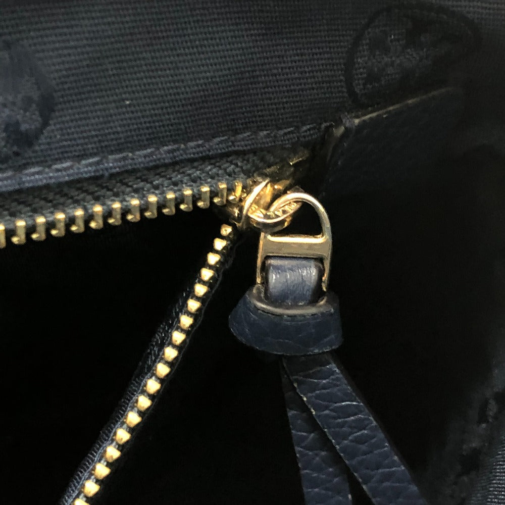 Tory Burch Logo Fringe Shoulder Bag Bag Back Shoulder Bag Shoulder Bag Leather Women's Blue