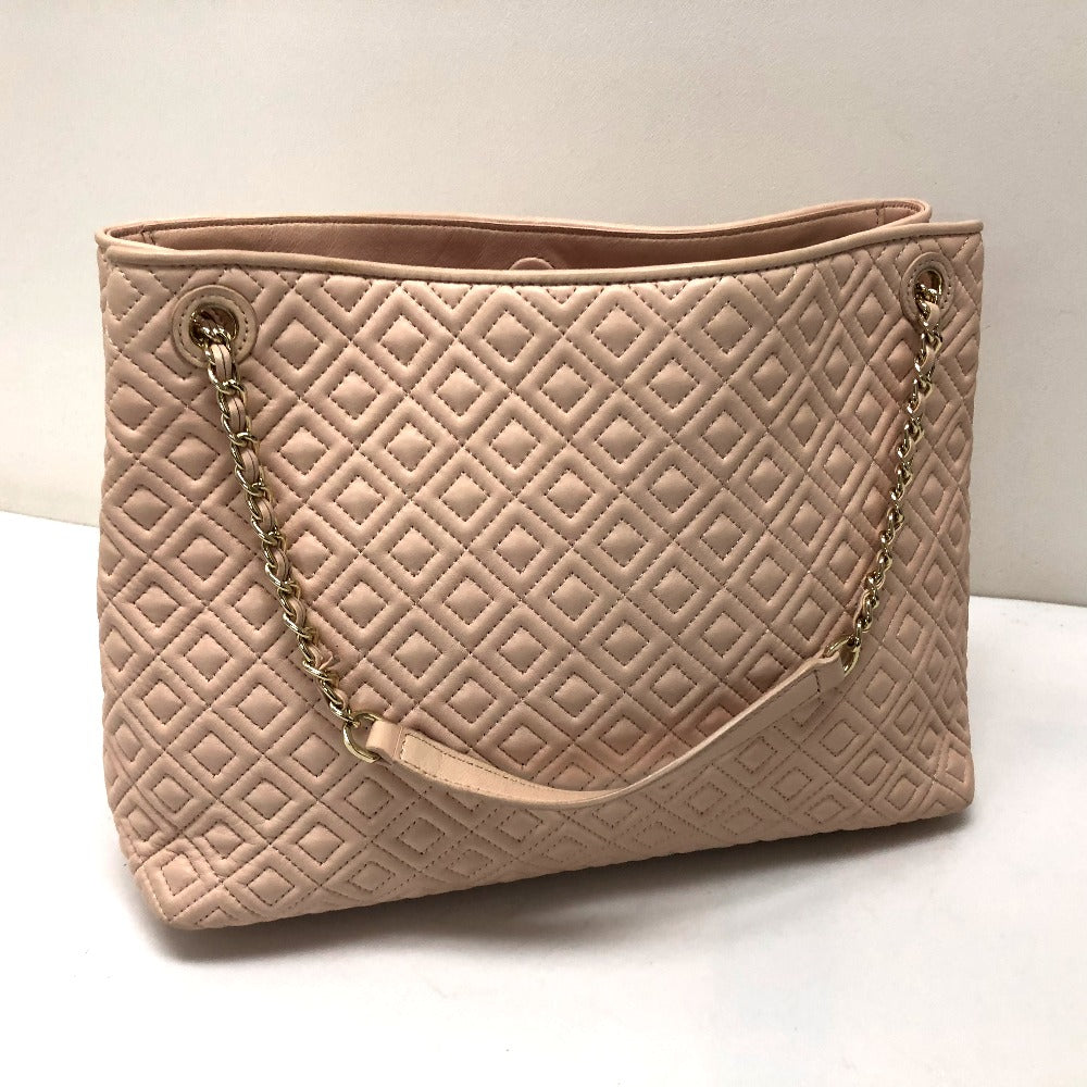 Tory Burch チェーンバッグ  ロゴステッチ　キルトステッチ  カバン ショルダーバッグ トートバッグ レザー レディース - brandshop-reference