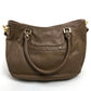 Tory Burch logo shoulder bag, tote bag, 2-way bag, shoulder bag, handbag, leather, women's, brown