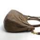 Tory Burch logo shoulder bag, tote bag, 2-way bag, shoulder bag, handbag, leather, women's, brown
