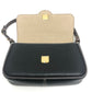 Tory Burch logo Pochette 2-Way Bag with Replacement Strap Shoulder Bag Leather Black Used
