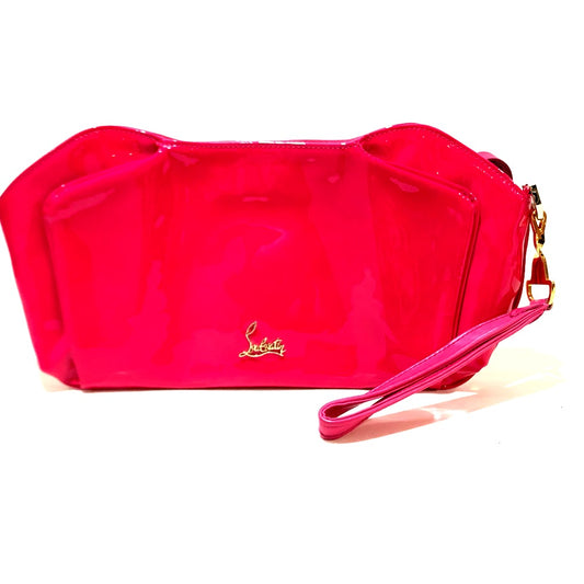 Christian Louboutin patent leather party bag/clutch bag in pink