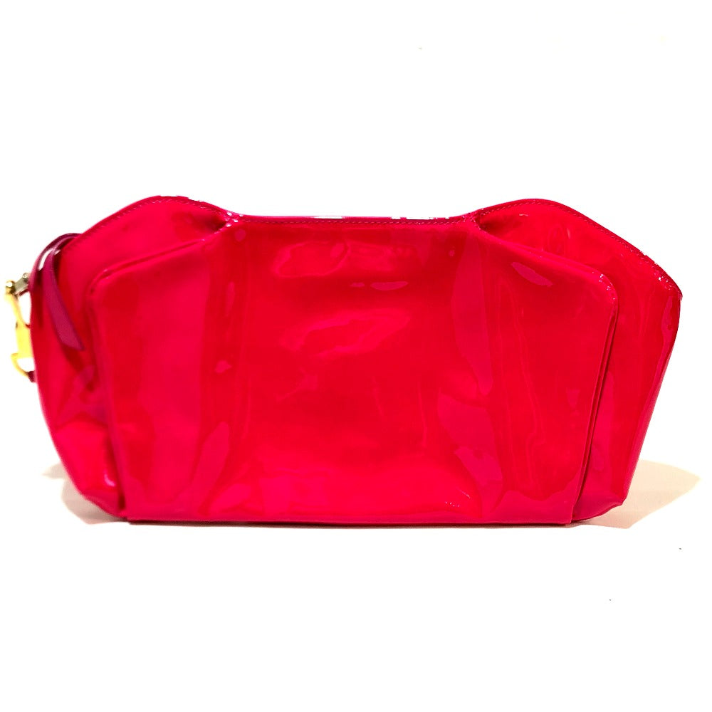 Christian Louboutin patent leather party bag/clutch bag in pink