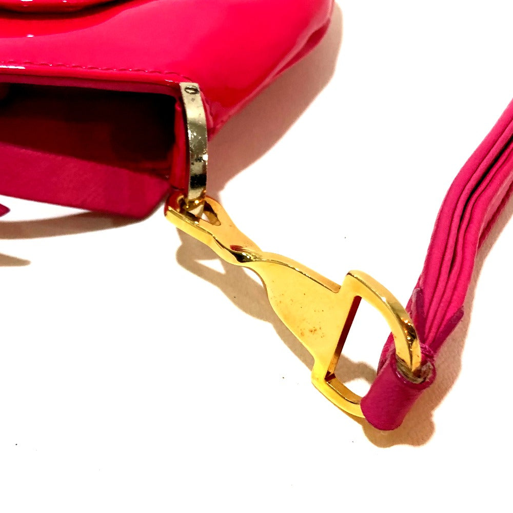 Christian Louboutin patent leather party bag/clutch bag in pink