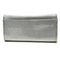 Christian Louboutin 1145132 Glitter Riviera Bag, 2-Way Chain Shoulder Bag/Clutch Bag, PVC, Women's, Silver