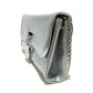 Christian Louboutin 1145132 Glitter Riviera Bag, 2-Way Chain Shoulder Bag/Clutch Bag, PVC, Women's, Silver