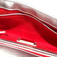 Christian Louboutin 1145132 Glitter Riviera Bag, 2-Way Chain Shoulder Bag/Clutch Bag, PVC, Women's, Silver