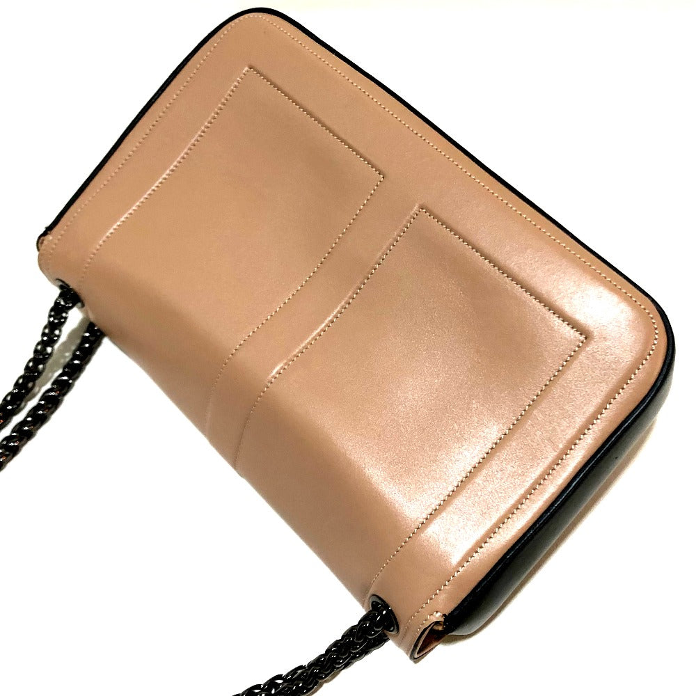 Christian Louboutin 1135015 Sweet Charity Bag, Chain Shoulder Bag, Leather, Women's, Beige