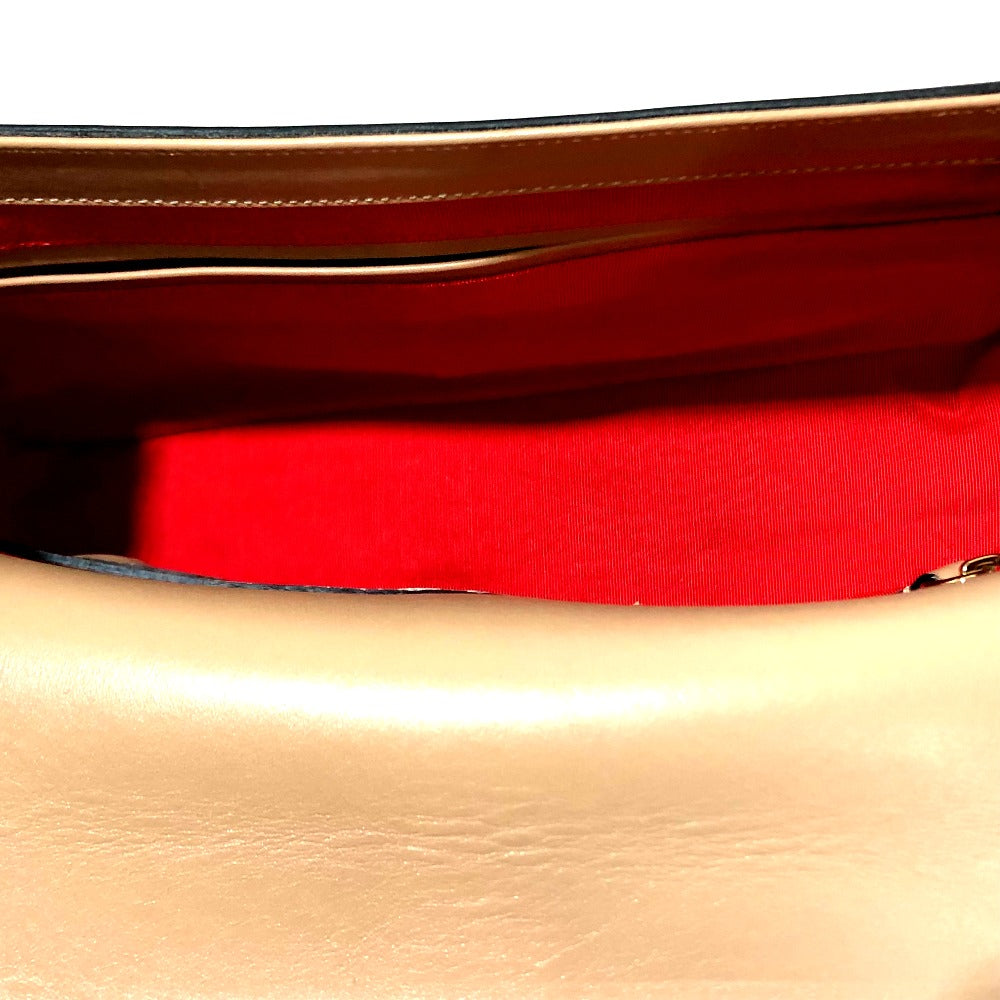 Christian Louboutin 1135015 Sweet Charity Bag, Chain Shoulder Bag, Leather, Women's, Beige