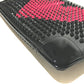 Christian Louboutin Spike Studs Rubi Poche Valentine 2-Way Clutch Bag in Patent Leather, Black