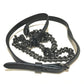Christian Louboutin Spike Studs Rubi Poche Valentine 2-Way Clutch Bag in Patent Leather, Black