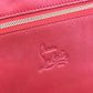 Christian Louboutin spike stud clutch bag/iPad case in patent leather/unisex red