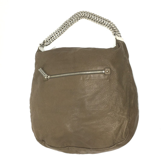 Christian Louboutin shoulder bag, chain bag, leather, women's, brown