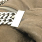 Christian Louboutin shoulder bag, chain bag, leather, women's, brown