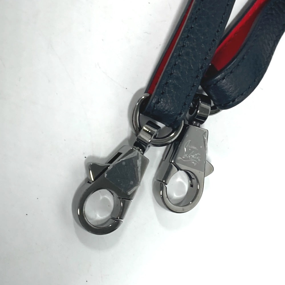 Christian Louboutin SKY スカイ スパンコール 2WAYバッグ クラッチバッグ 斜め掛け ショルダーバッグ レザー ユニセックス ブラック