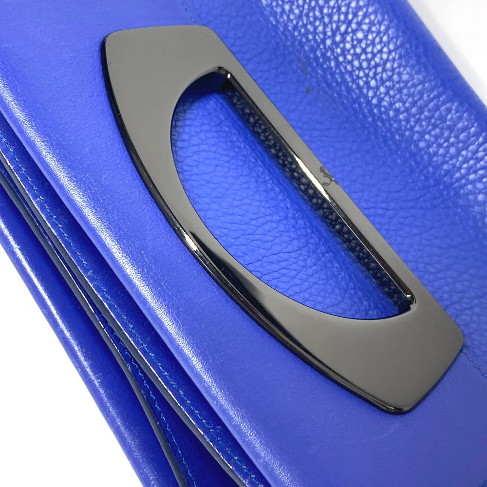 Christian Louboutin ロゴ 2WAYバッグ ハンドバッグ カバン 斜め掛け ショルダーバッグ レザー レディース ブルー - brandshop-reference