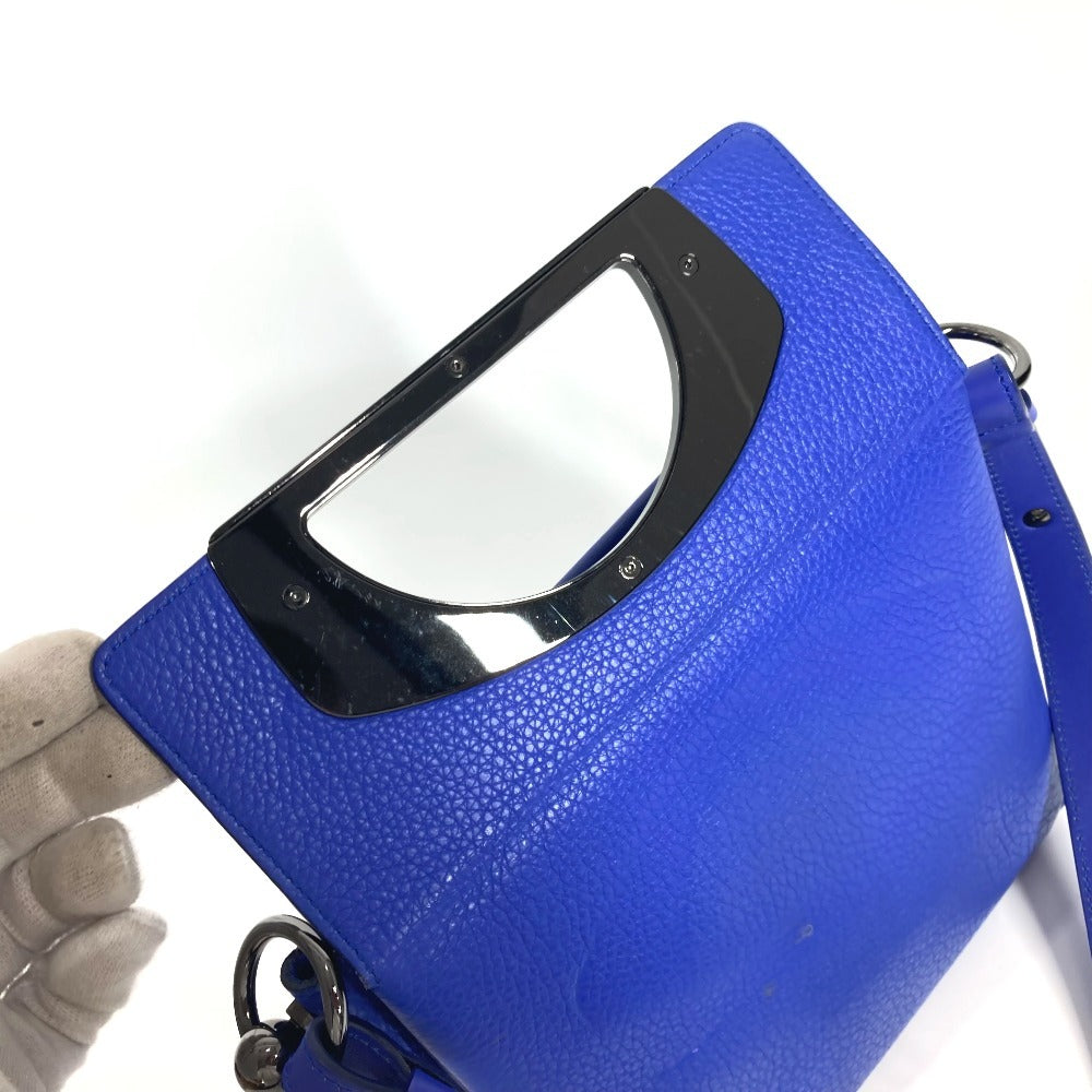 Christian Louboutin ロゴ 2WAYバッグ ハンドバッグ カバン 斜め掛け ショルダーバッグ レザー レディース ブルー - brandshop-reference