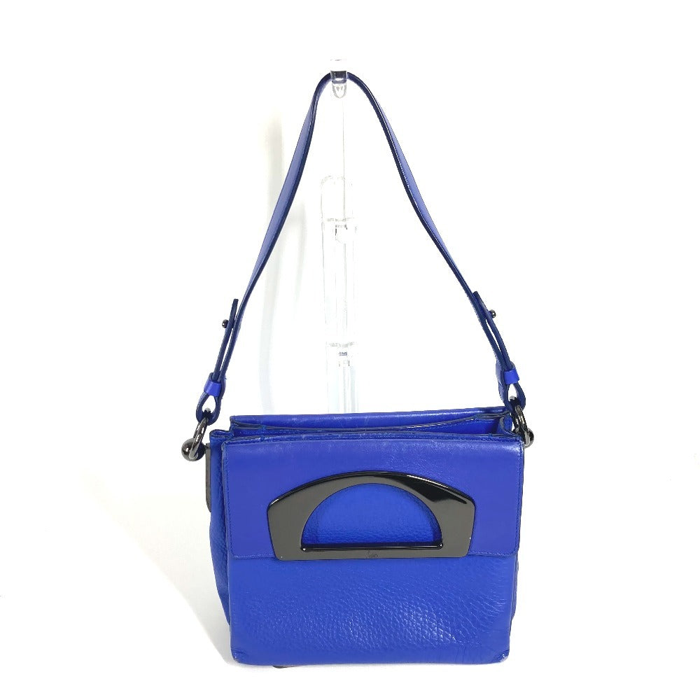 Christian Louboutin ロゴ 2WAYバッグ ハンドバッグ カバン 斜め掛け ショルダーバッグ レザー レディース ブルー - brandshop-reference