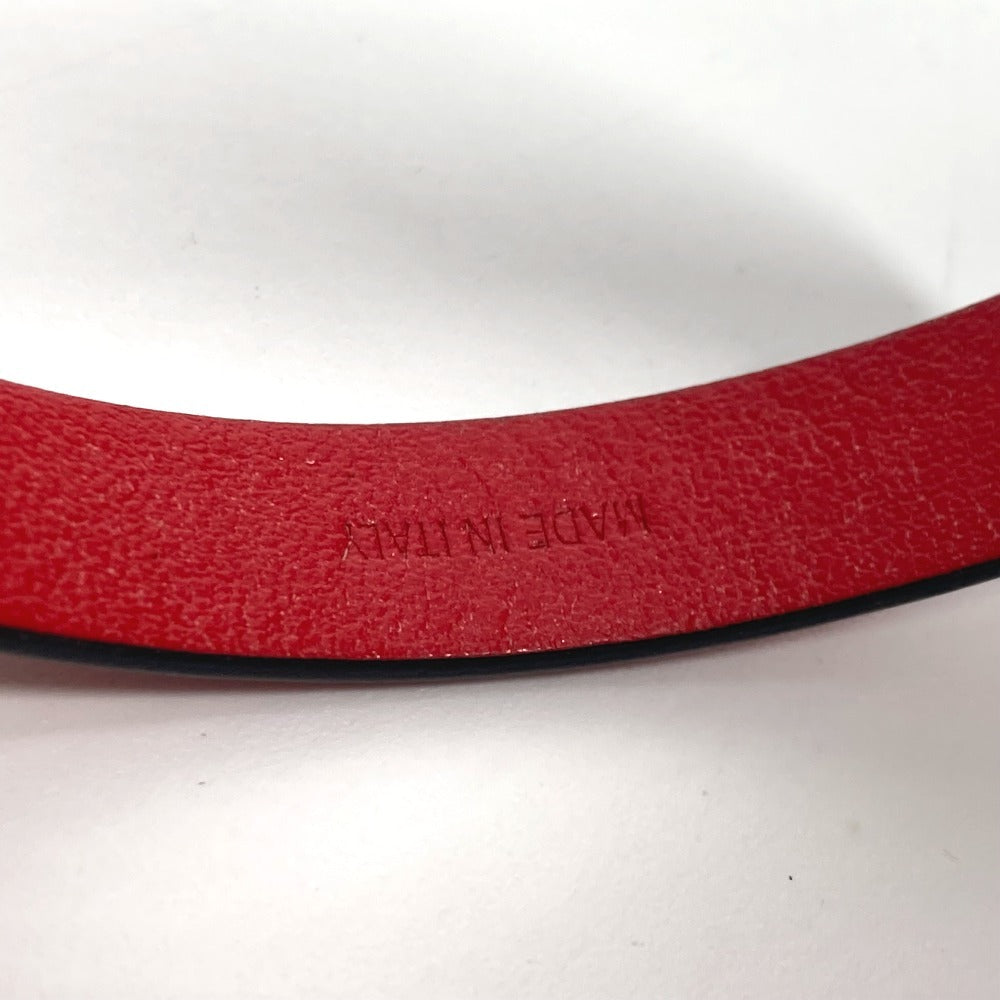 Christian Louboutin 1205077 Loubilink ルビリンク CL ロゴ 2重ブレス アクセサリー ブレスレット レザー レディース レッド - brandshop-reference