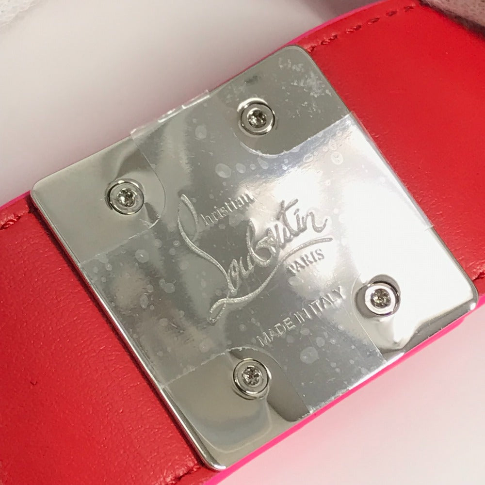 Christian Louboutin 3225023 W CARASKY ロゴ バングル アクセサリー ブレスレット レザー レディース ピンク - brandshop-reference