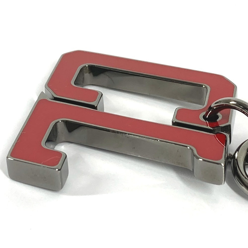 Christian Louboutin 3225169 CLロゴ バッグチャーム キーホルダー メタル ユニセックス レッド - brandshop-reference