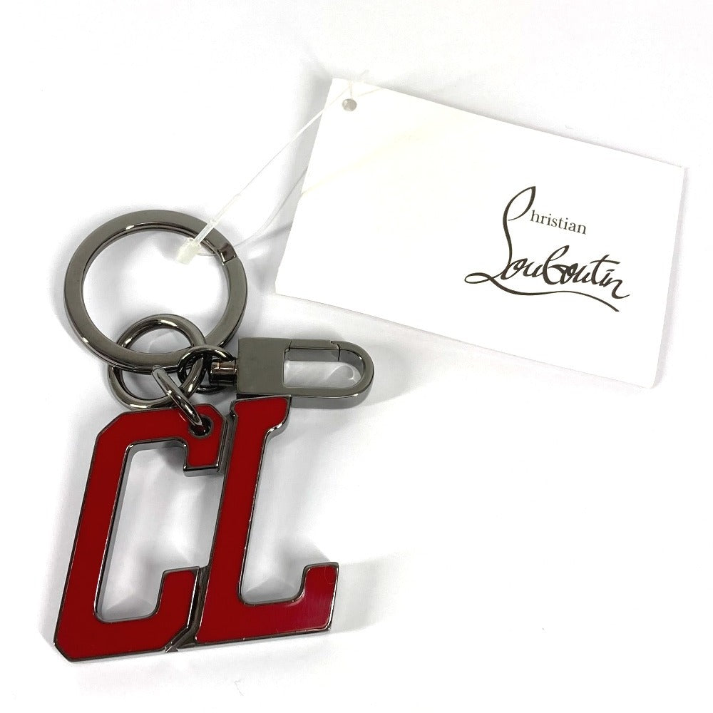 Christian Louboutin 3225169 CLロゴ バッグチャーム キーホルダー メタル ユニセックス レッド - brandshop-reference