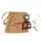 Christian Louboutin 3225169 CLロゴ バッグチャーム キーホルダー メタル ユニセックス レッド - brandshop-reference