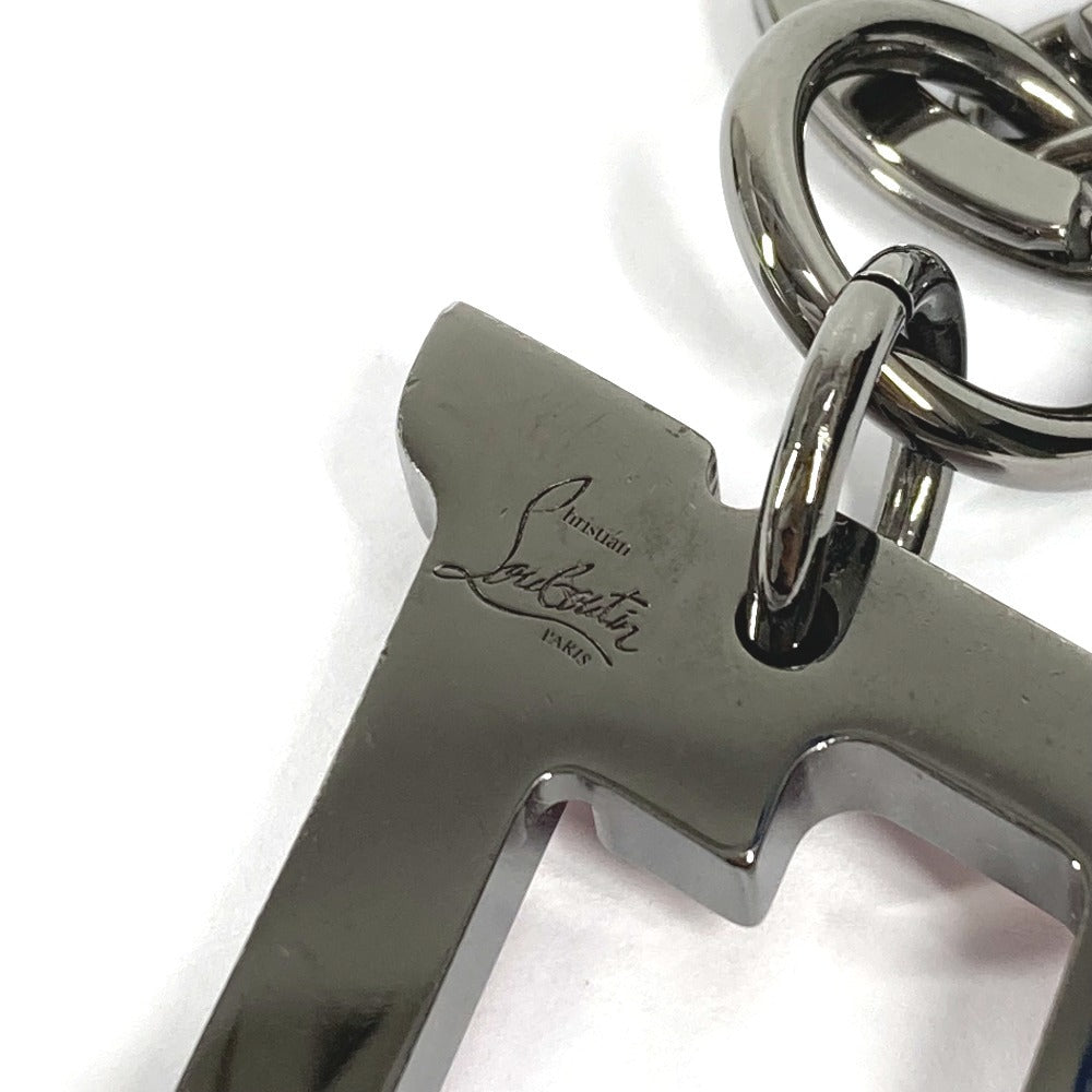 Christian Louboutin 3225169 CLロゴ バッグチャーム キーホルダー メタル ユニセックス レッド - brandshop-reference