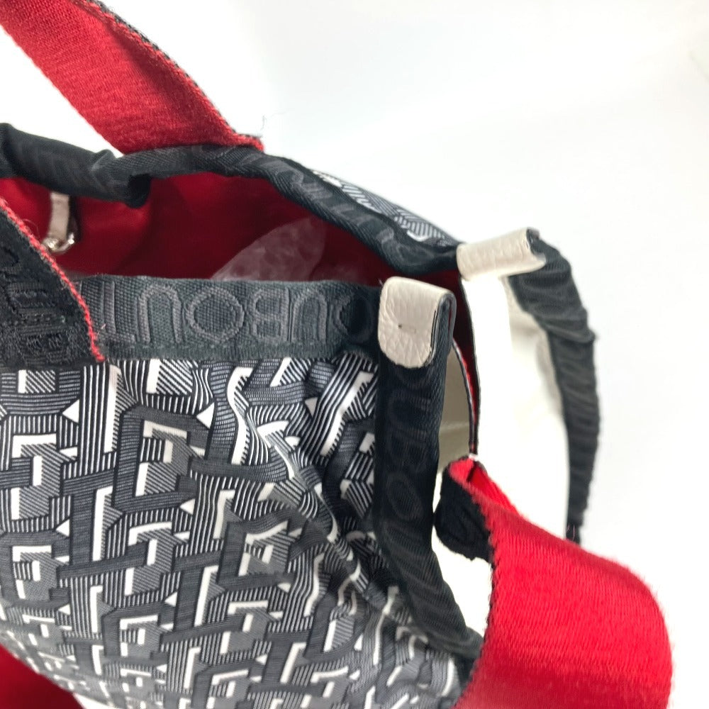 Christian Louboutin ロゴ 2WAYバッグ ハンドバッグ トートバッグ カバン ショルダーバッグ ナイロン ユニセックス レッド - brandshop-reference