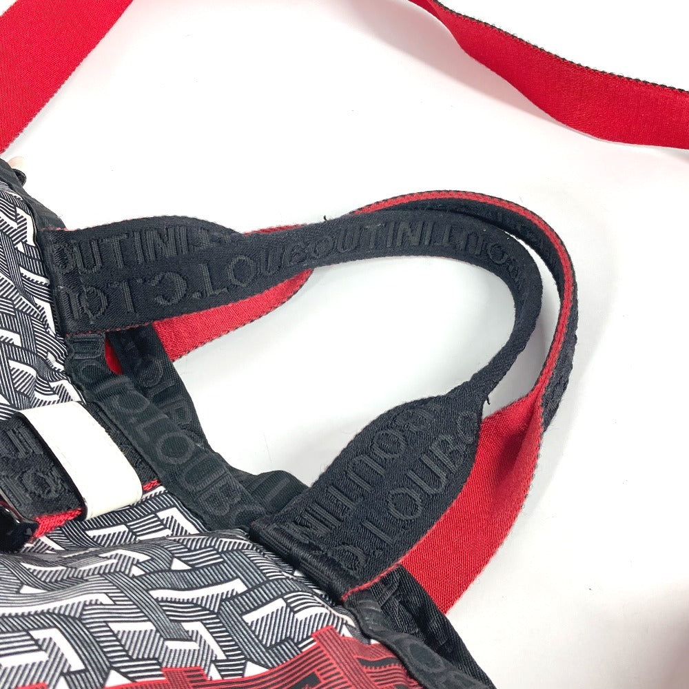 Christian Louboutin ロゴ 2WAYバッグ ハンドバッグ トートバッグ カバン ショルダーバッグ ナイロン ユニセックス レッド - brandshop-reference