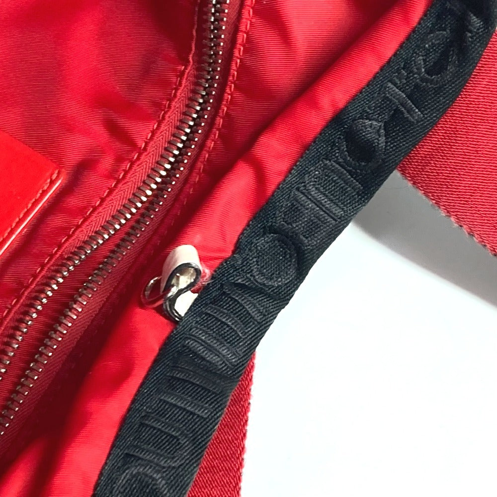 Christian Louboutin ロゴ 2WAYバッグ ハンドバッグ トートバッグ カバン ショルダーバッグ ナイロン ユニセックス レッド - brandshop-reference