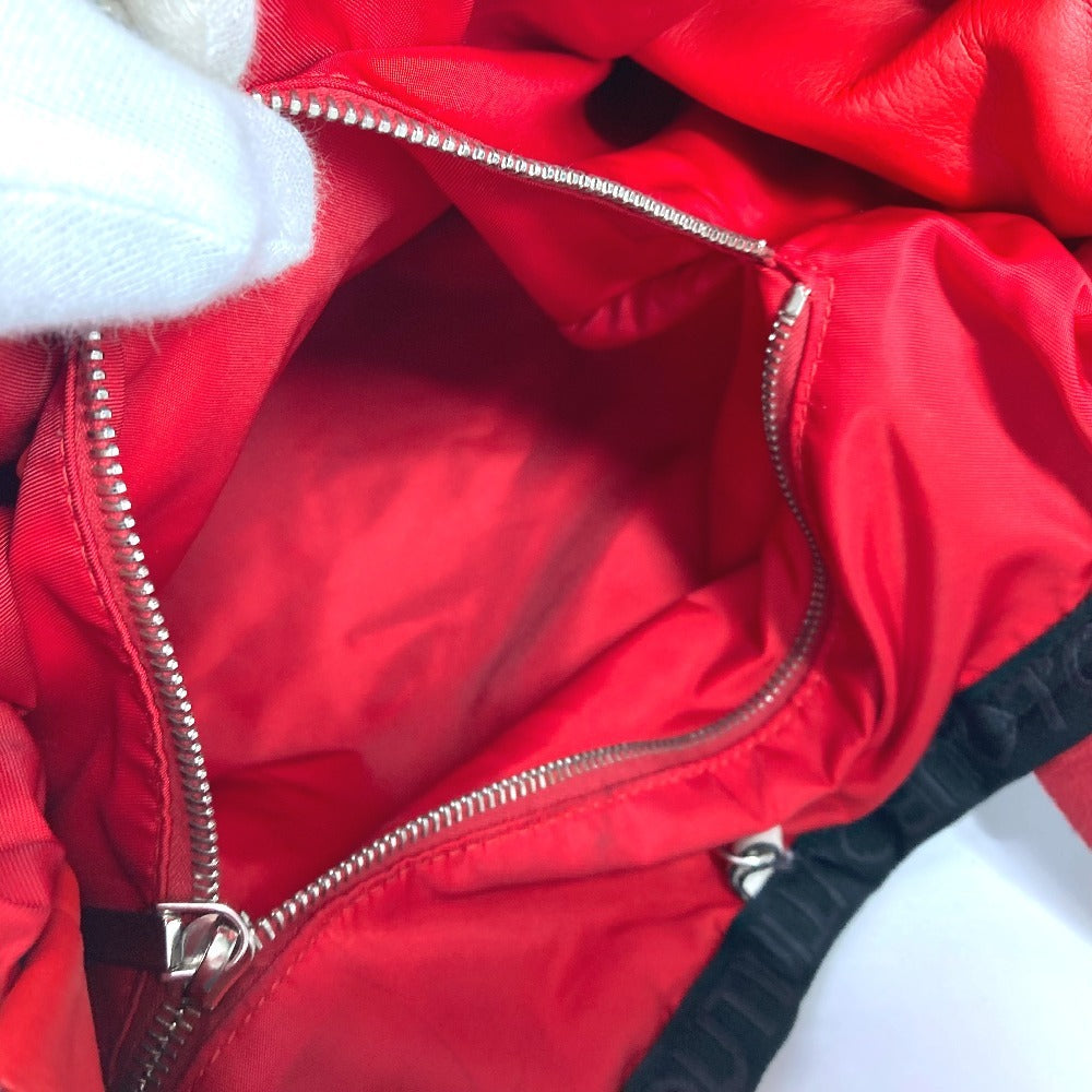 Christian Louboutin ロゴ 2WAYバッグ ハンドバッグ トートバッグ カバン ショルダーバッグ ナイロン ユニセックス レッド - brandshop-reference