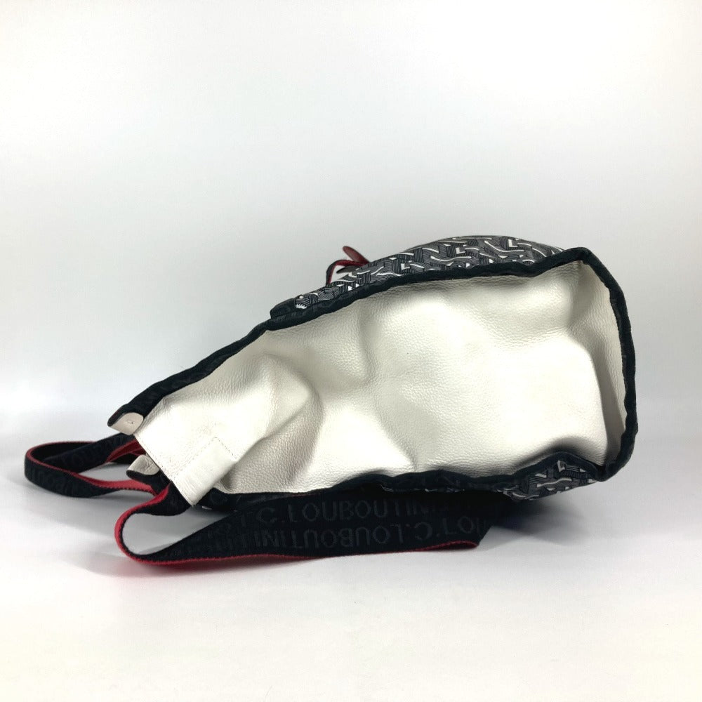 Christian Louboutin ロゴ 2WAYバッグ ハンドバッグ トートバッグ カバン ショルダーバッグ ナイロン ユニセックス レッド - brandshop-reference