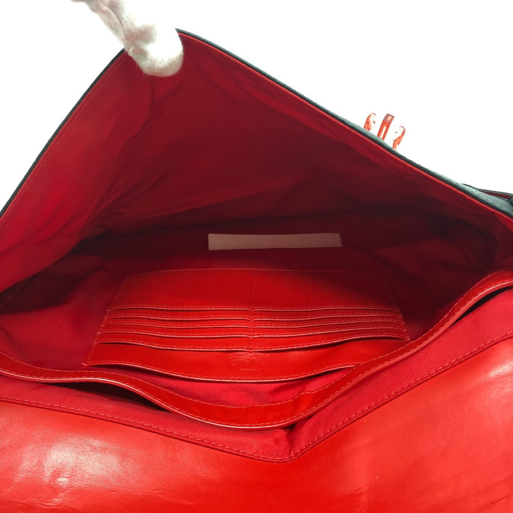 Christian Louboutin 3195233 スタッズ ルビクリック メッセンジャーバッグ バック カバン ショルダーバッグ レザー ユニセックス ブラック - brandshop-reference