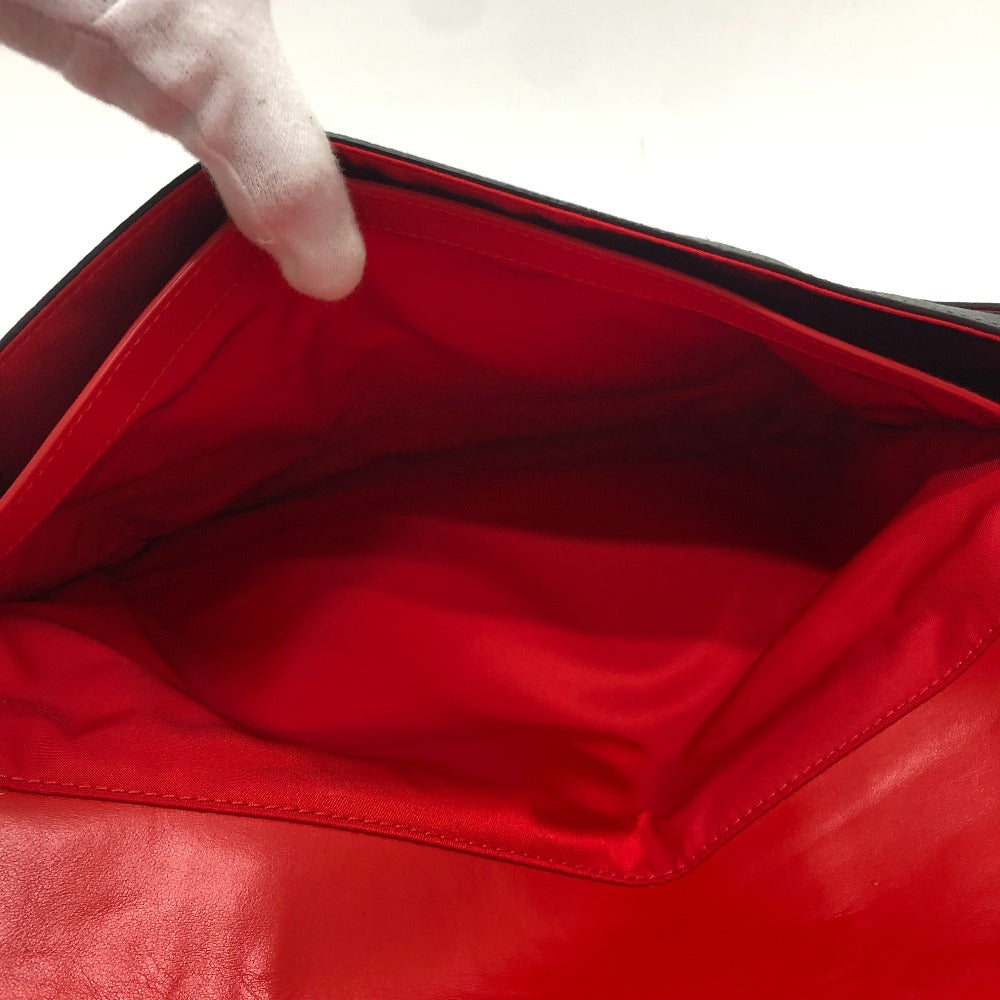 Christian Louboutin 3195233 スタッズ ルビクリック メッセンジャーバッグ バック カバン ショルダーバッグ レザー ユニセックス ブラック - brandshop-reference