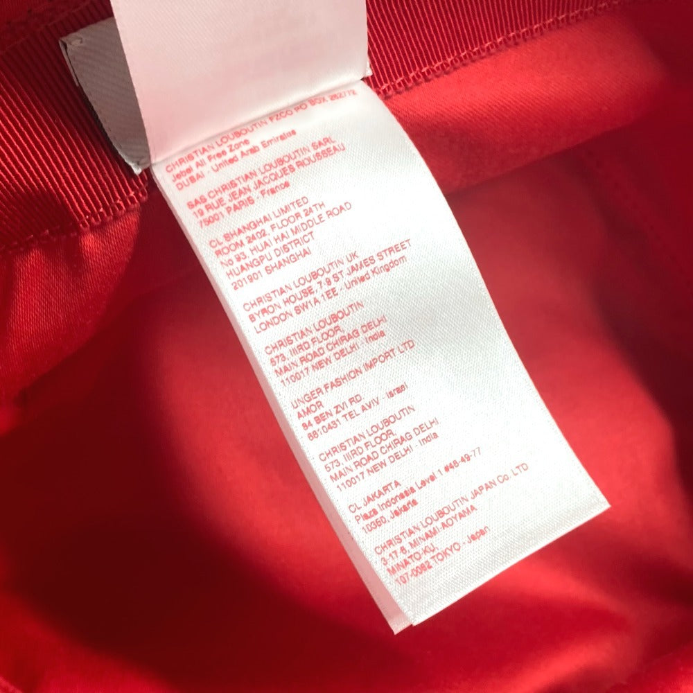 Christian Louboutin ロゴ CL ハット帽 帽子 バケットハット ボブハット ハット コットン レディース ブラック - brandshop-reference